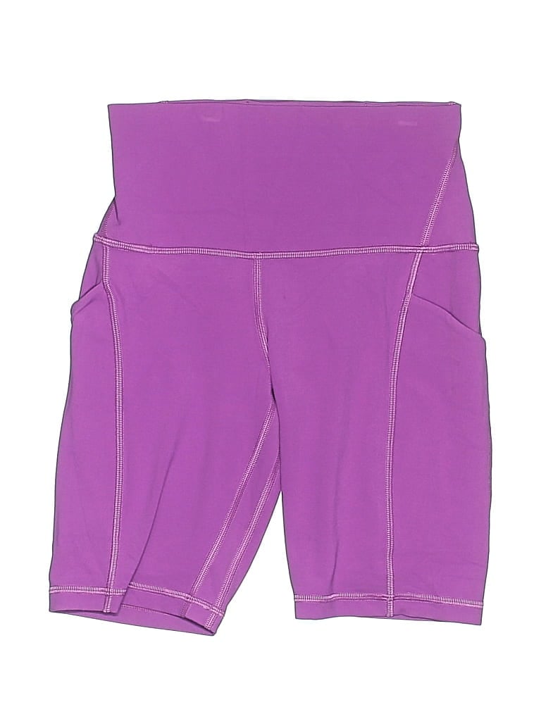 Pre-owned Lululemon Athletica Athletic Shorts In Purple