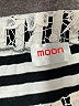 Moon 100% Polyester Graphic White Silver Casual Skirt Size L - photo 4