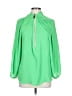 Premise Studio 100% Polyester Green Long Sleeve Blouse Size L - photo 1