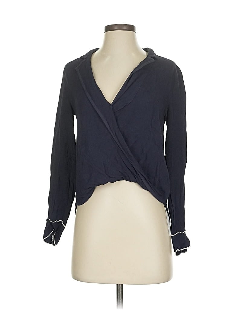 RAG & BONE Pre-owned Long Sleeve Blouse In Blue