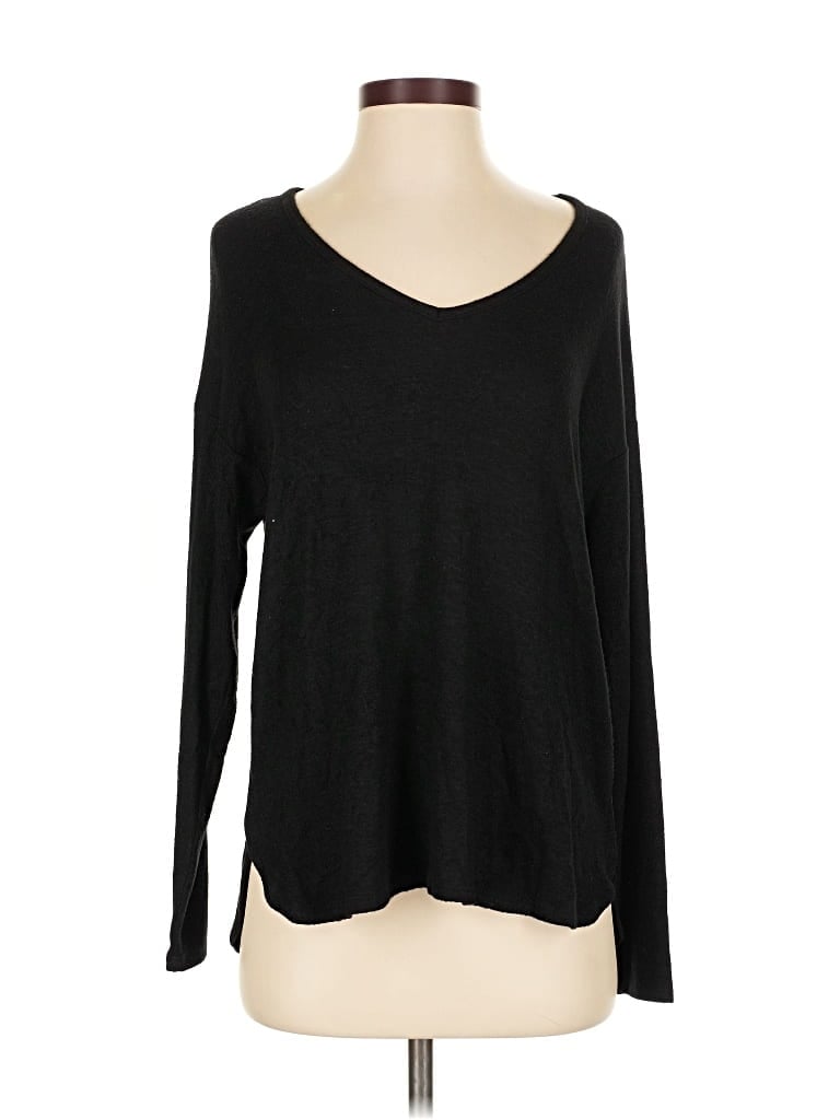 Pre-owned Gibson Long Sleeve T-shirt In Black