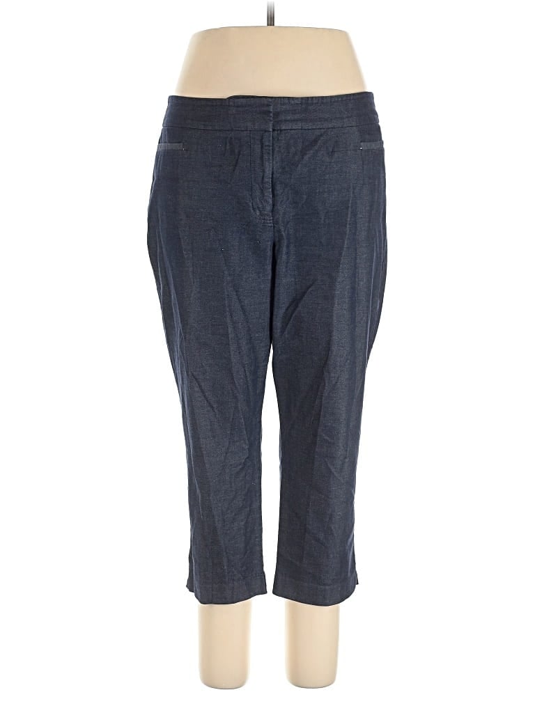Pre-owned Ann Taylor Factory Casual Pants In Blue
