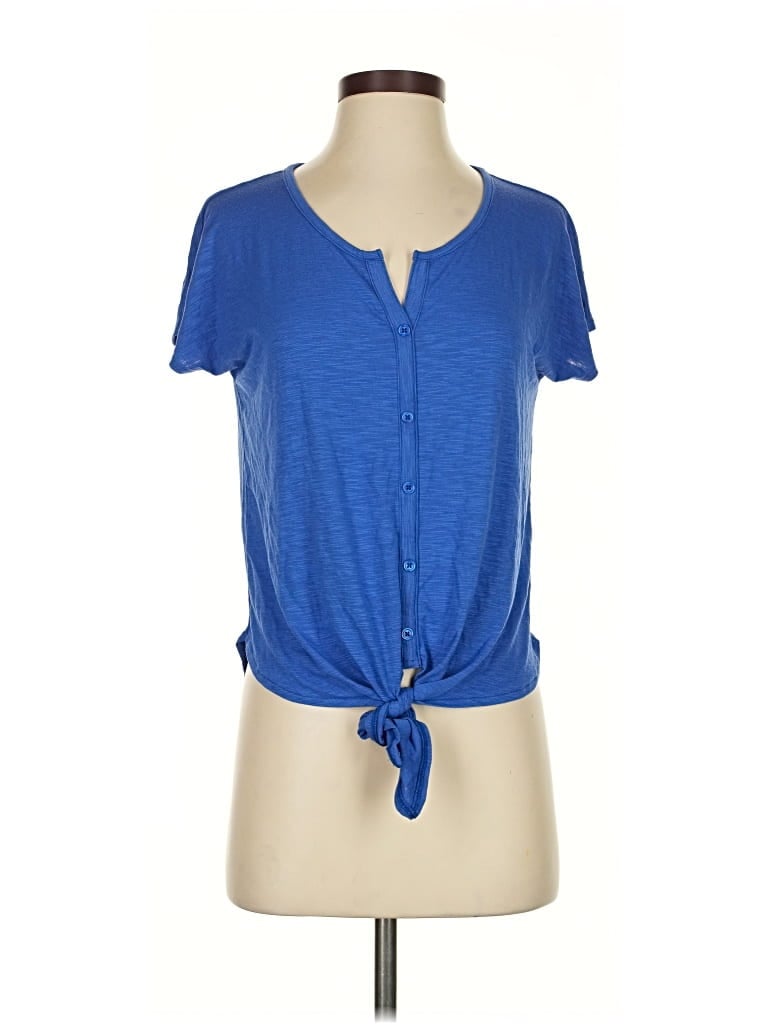 Pre-owned Rachel Zoe Tjx Short Sleeve T-shirt In Blue