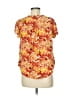 Torrid 100% Rayon Orange Short Sleeve Blouse Size Med Plus (00) - photo 2