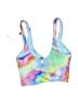 Hurley Tie-dye White Blue Swimsuit Top Size XS - photo 2