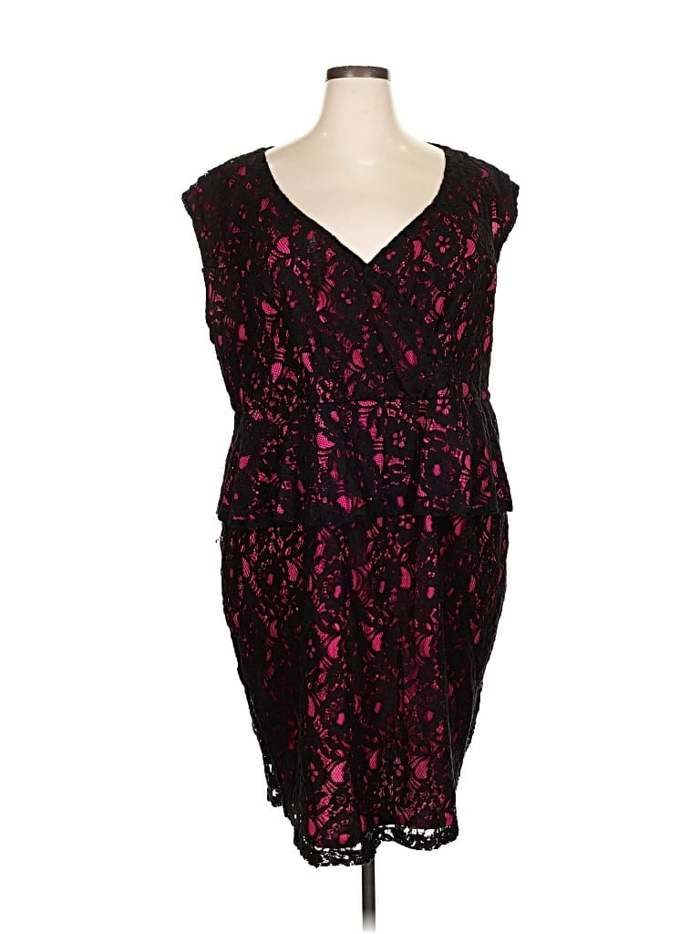 Pre-owned Torrid Cocktail Dress In Burgundy