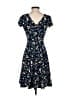 Kaileigh Print Blue Casual Dress Size XS - photo 2