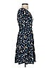 Kaileigh Print Blue Casual Dress Size XS - photo 4