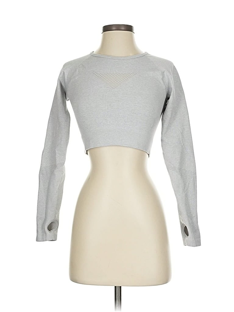 Pre-owned New Mix Usa Long Sleeve T-shirt In Silver