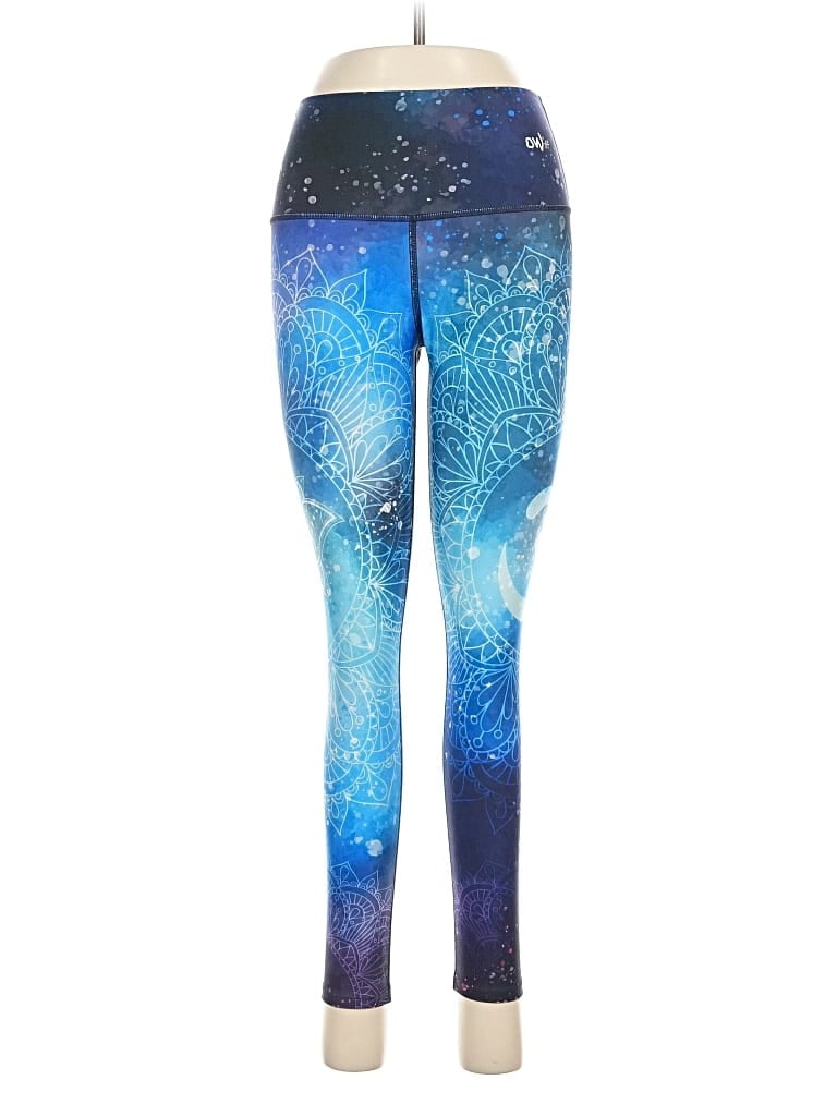 Pre-owned Assorted Brands Leggings In Blue