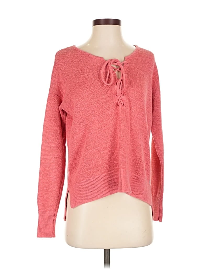 Pre-owned Ann Taylor Loft Pullover Sweater In Pink