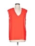 MICHAEL Michael Kors 100% Polyester Orange Sleeveless Blouse Size L - photo 1