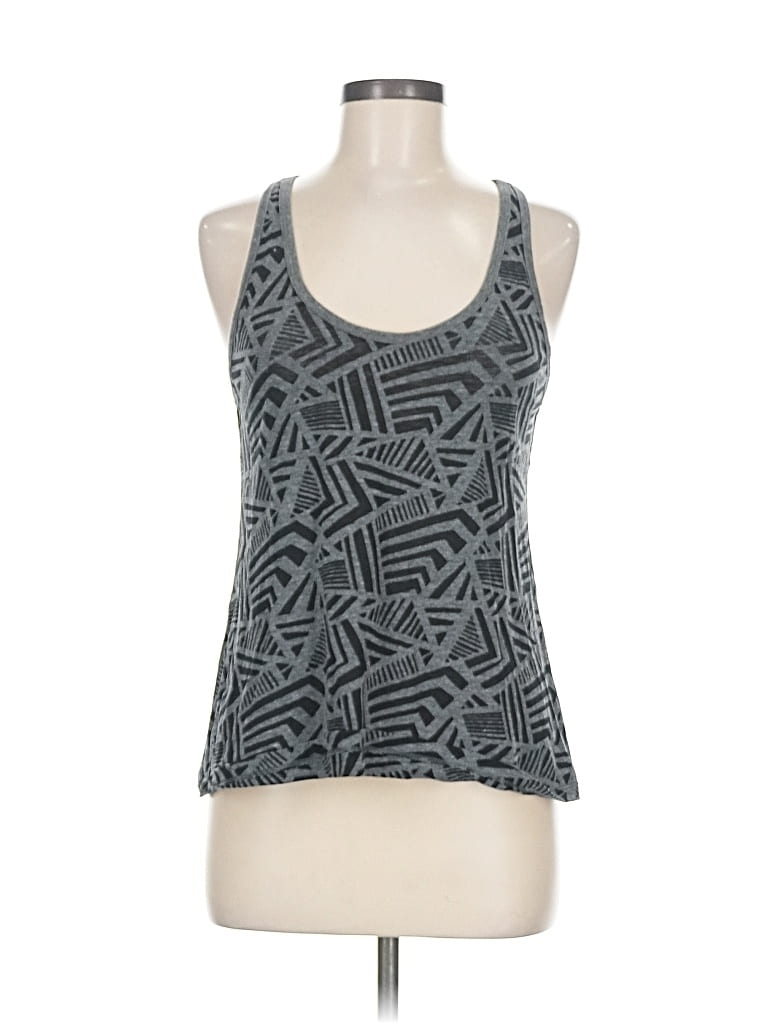 Pre-owned Active By Old Navy Sleeveless Top Gray Halter Neckline Tops
