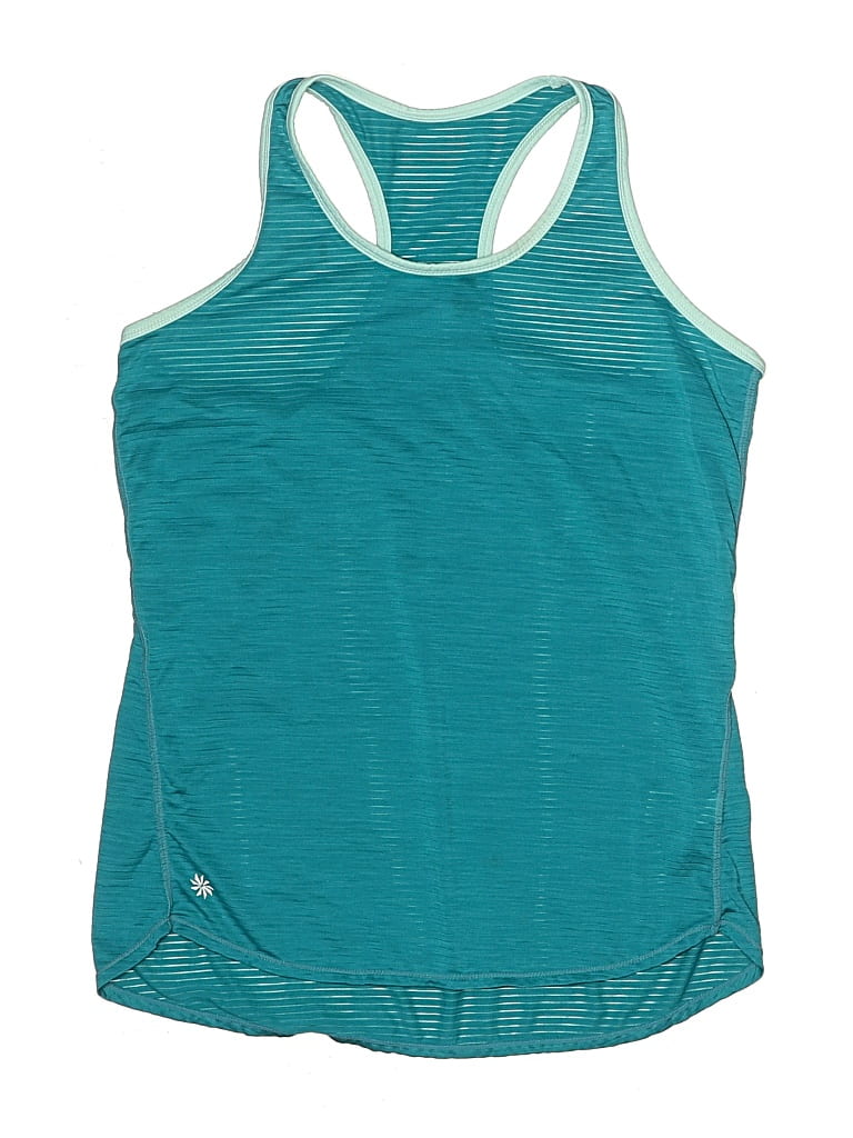 Pre-owned Athleta Girl Kids' Active Tank Top In Blue