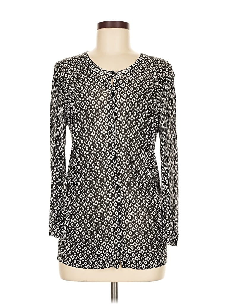 Pre-owned Verve Ami Cardigan Sweater In Black