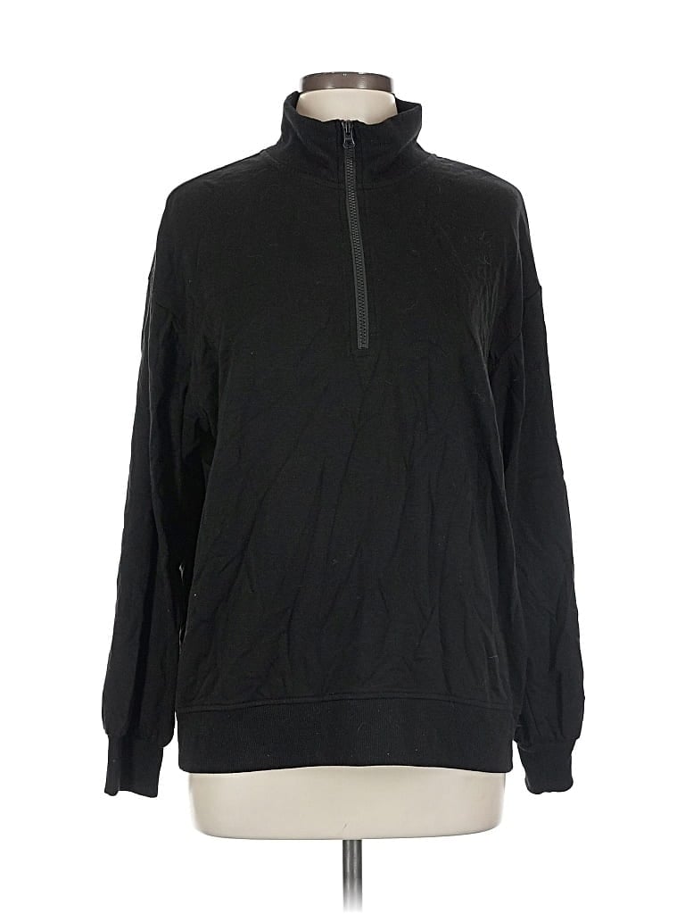 Pre-owned Three Dots Pullover Sweater In Black