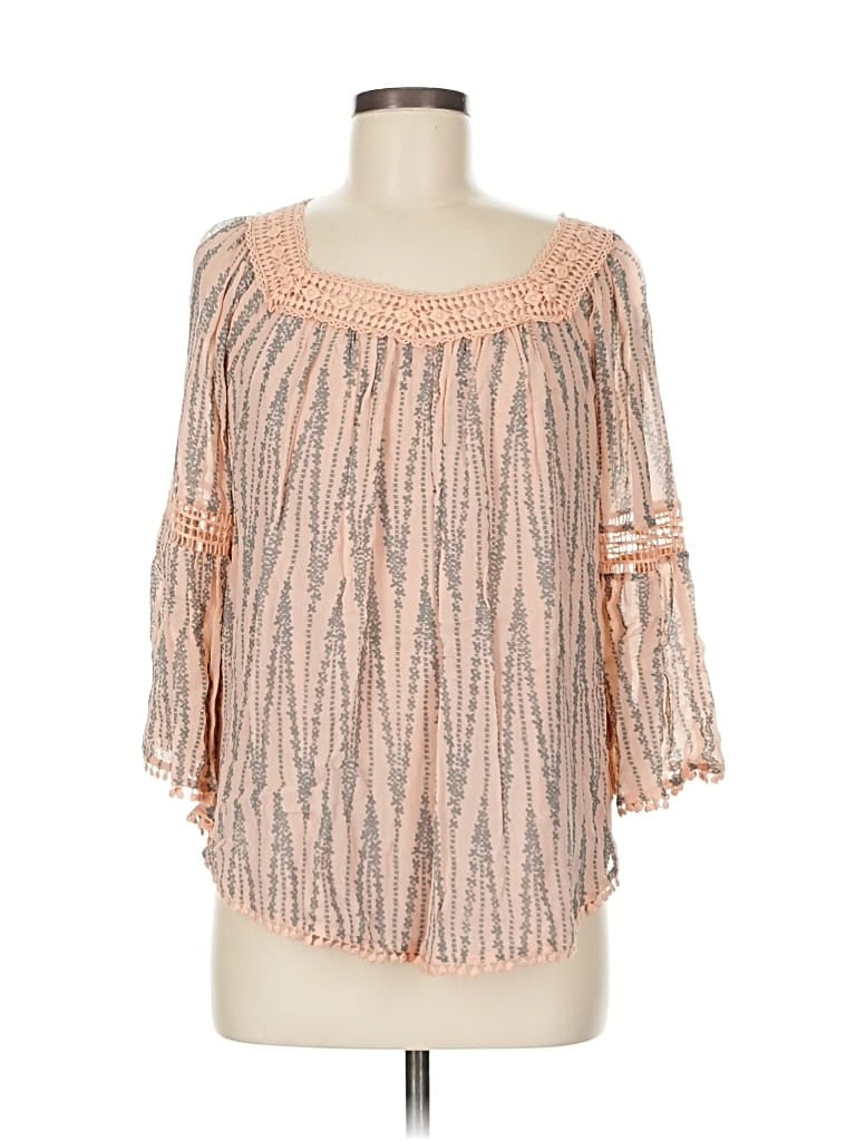 SUNDANCE Pre-owned 3/4 Sleeve Blouse In Pink