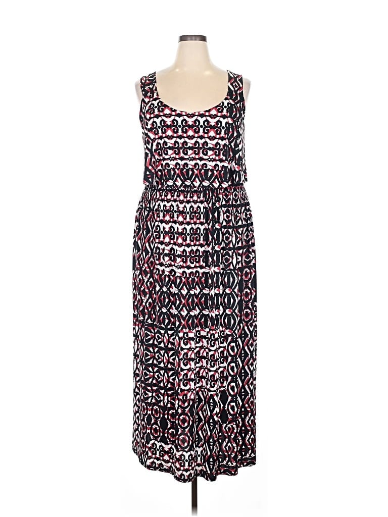 Pre-owned Ruby Rd. Casual Dress In Burgundy