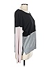 DKNY Color Block Gray Pullover Sweater Size L - photo 4