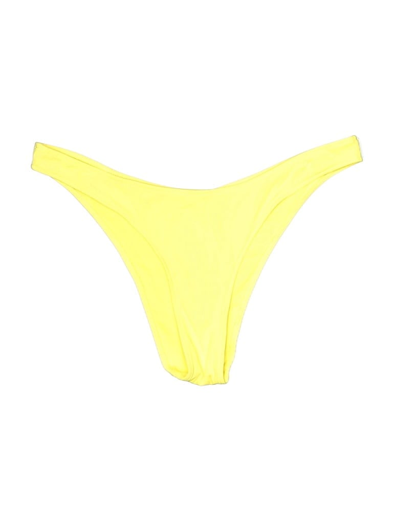 Pre-owned Zara Swimsuit Bottoms In Yellow