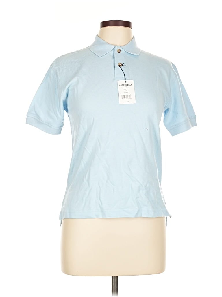 Assorted Brands Short Sleeve Polo Shirt In Blue
