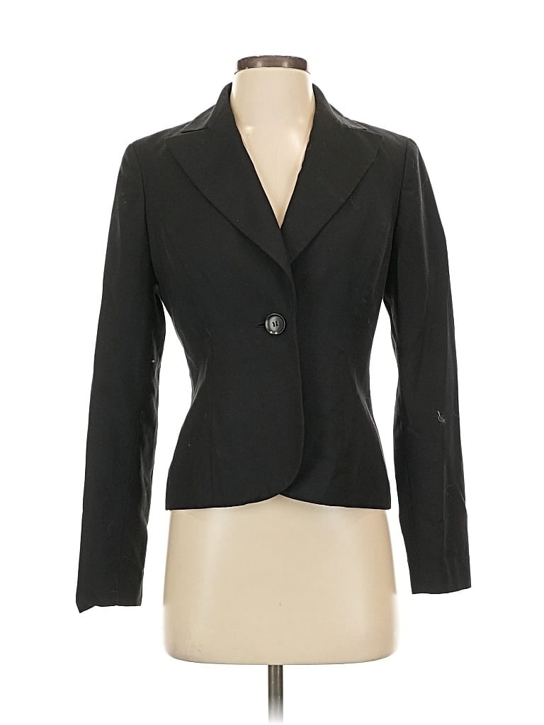Pre-owned Nine West Blazer Jacket In Black