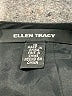 Ellen Tracy Solid Black Silk Skirt Size 12 - photo 3