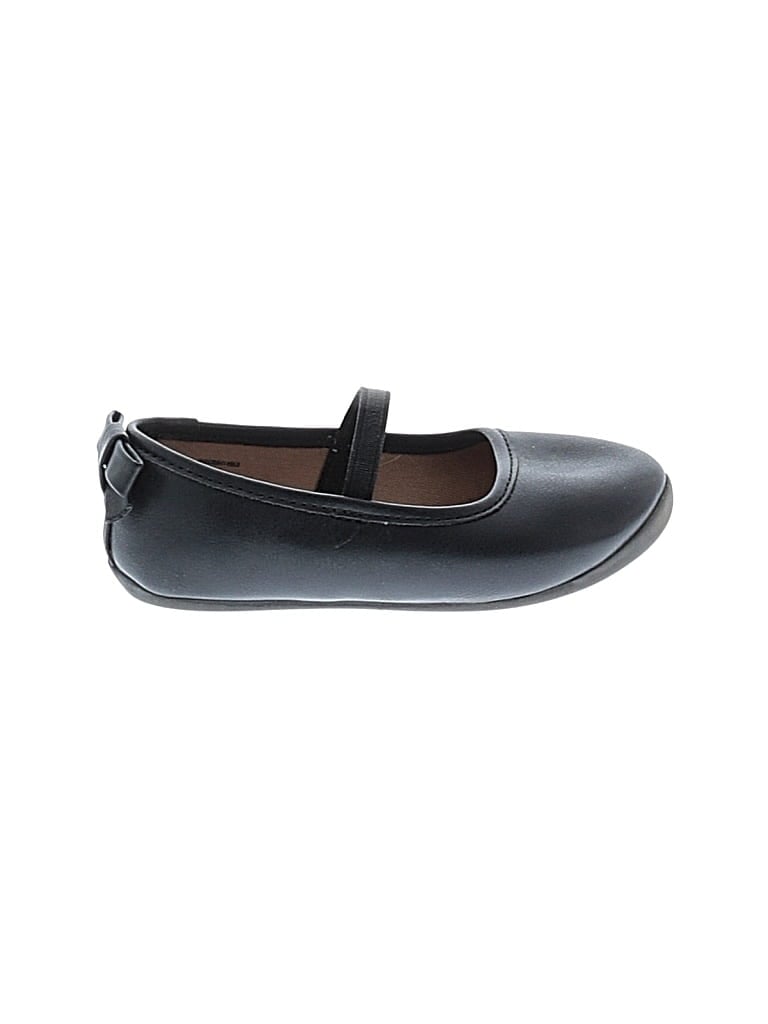 Pre-owned Wonder Nation Kids' Flats In Black