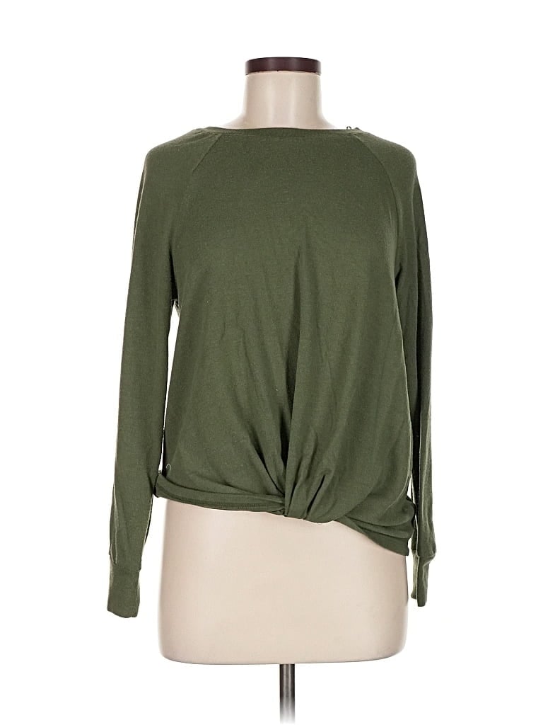 Pre-owned Time And Tru Cardigan Sweater In Green