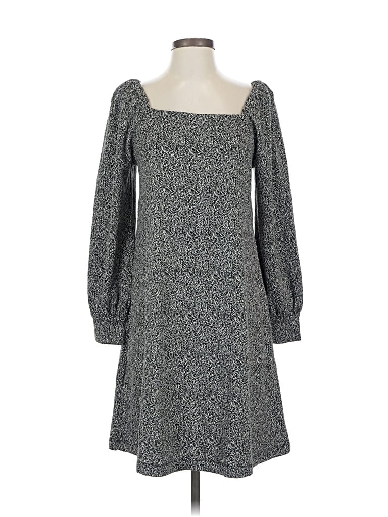 Pre-owned Ann Taylor Loft Casual Dress In Gray