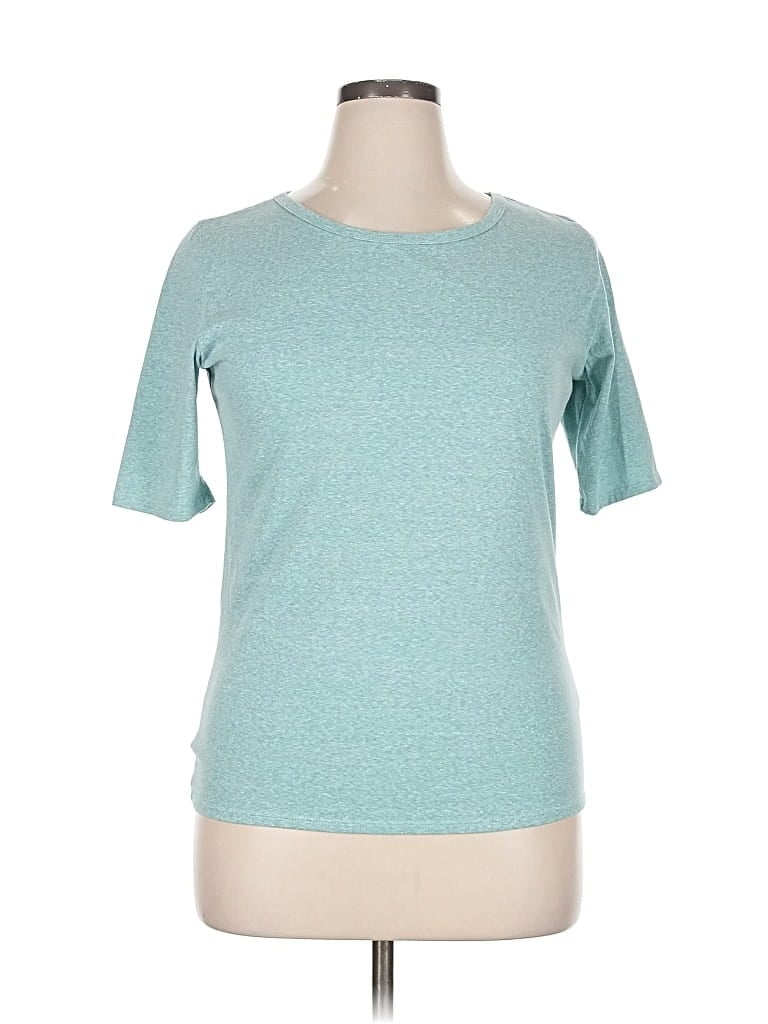 LULAROE Pre-owned Short Sleeve T-shirt In Blue