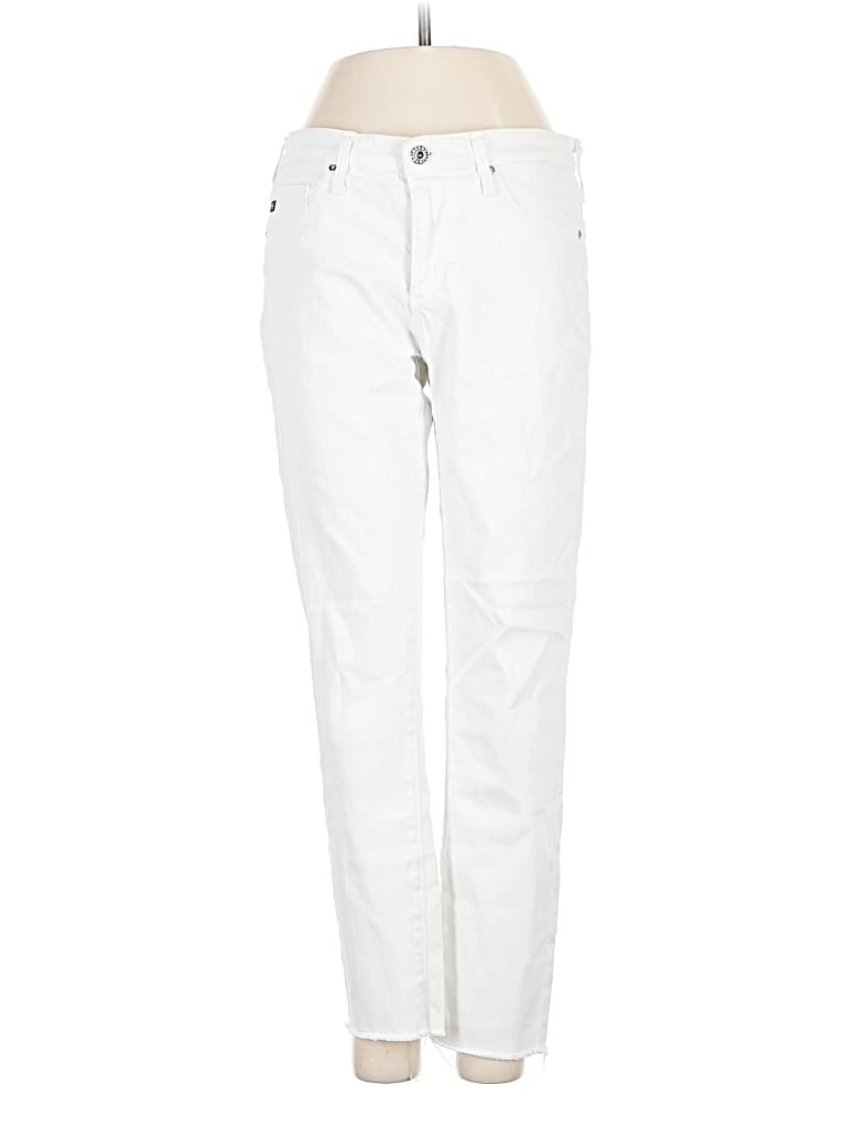 Pre-owned Adriano Goldschmied Jeans In White
