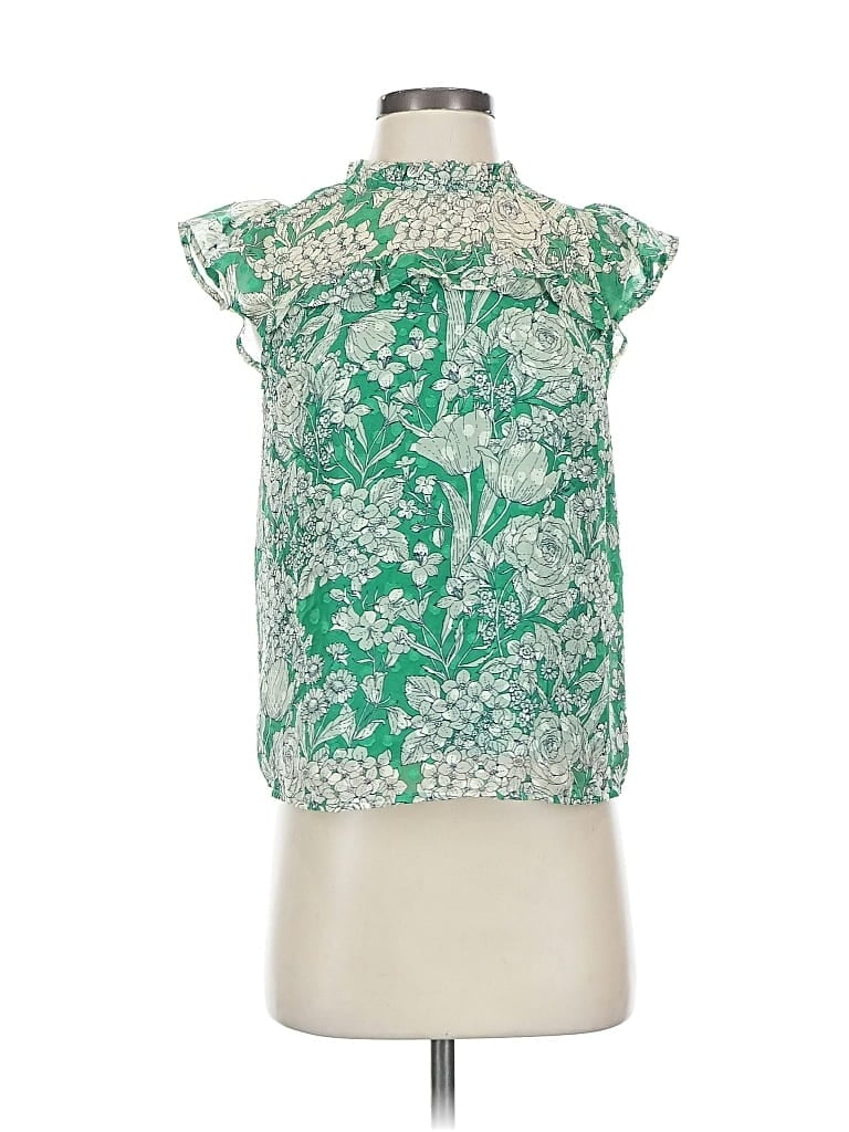 MONTEAU Pre-owned Sleeveless Blouse In Green