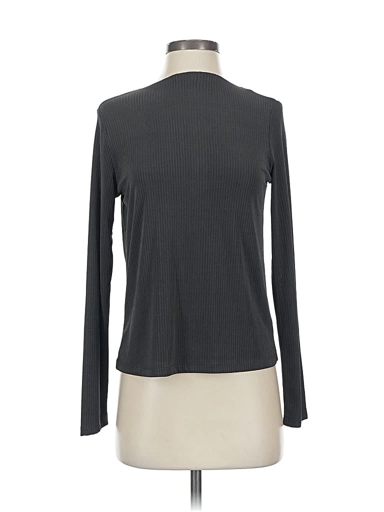 Pre-owned All:row Long Sleeve Turtleneck In Gray