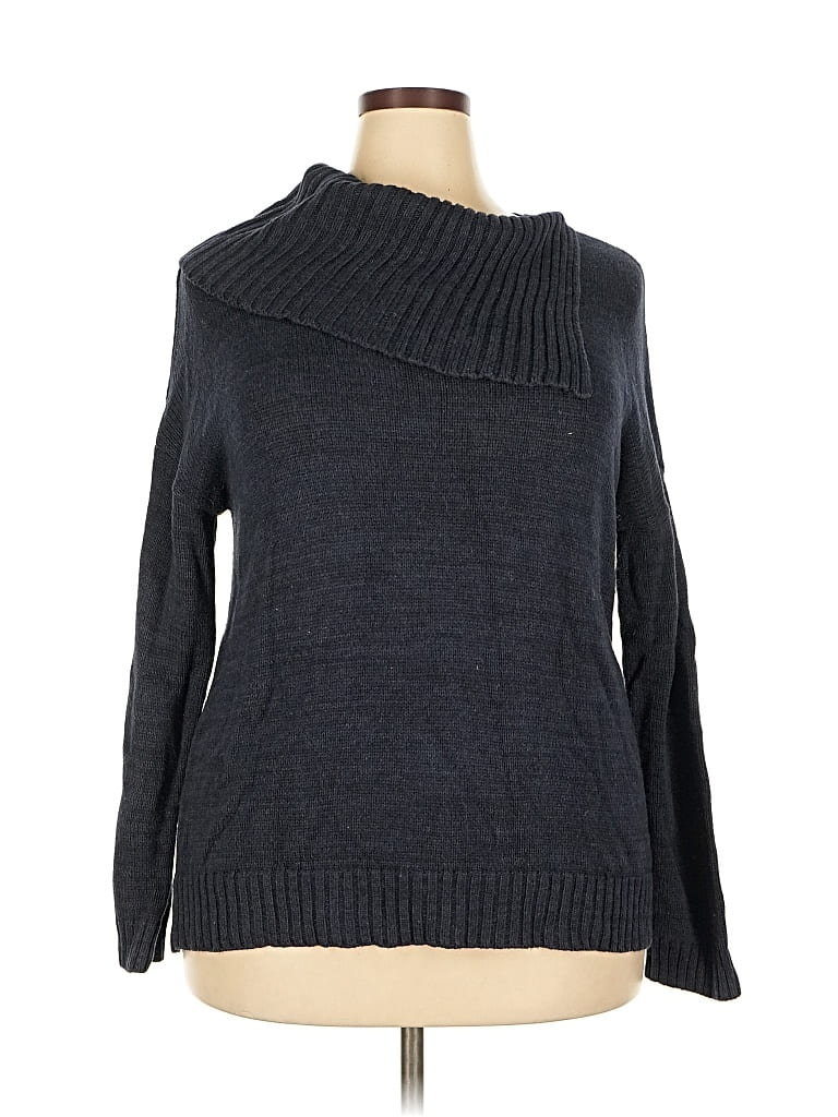 Pre-owned Matty M Turtleneck Sweater In Gray