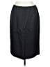 Ellen Tracy Solid Black Silk Skirt Size 12 - photo 1