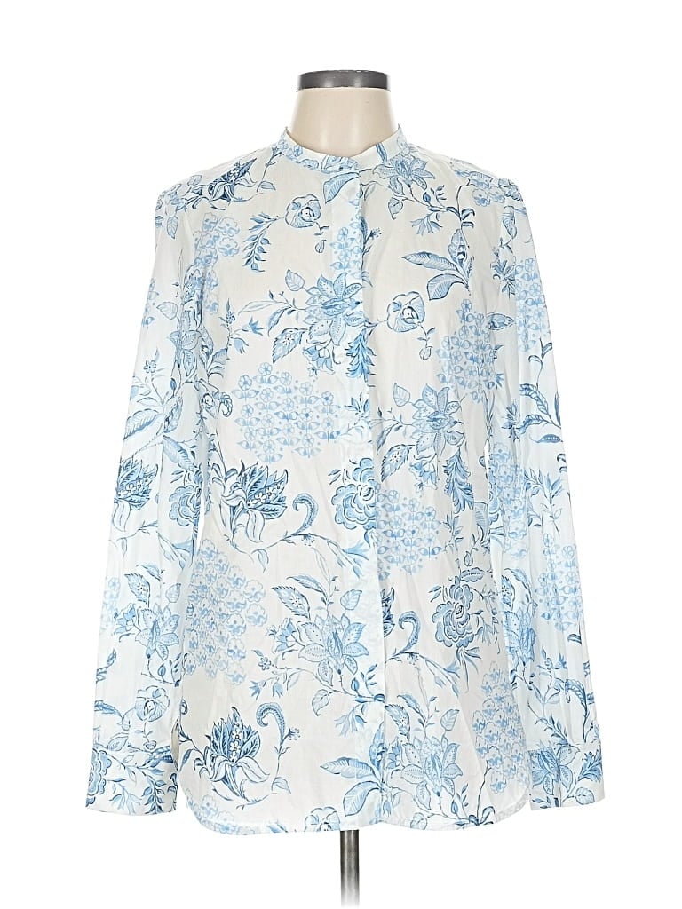 Click to view more detailed imagery on our partner's website Pre-owned True Royal Long Sleeve Blouse In Blue