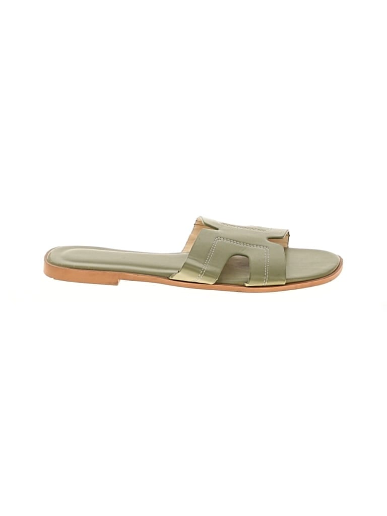 Pre-owned Unbranded Sandals In Green