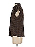 Ann Taylor 100% Polyester Polka Dots Brown Sleeveless Blouse Size 0 - photo 5