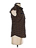 Ann Taylor 100% Polyester Polka Dots Brown Sleeveless Blouse Size 0 - photo 4