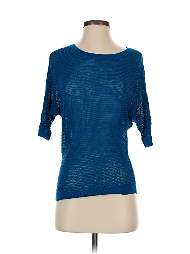 Pre-owned Express Cardigan Sweater In Blue