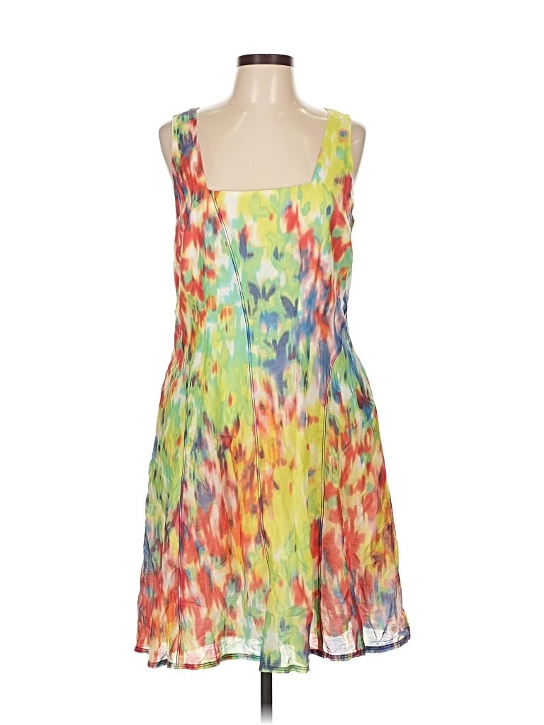 Pre-owned Marc New York Andrew Marc Cocktail Dress In Yellow