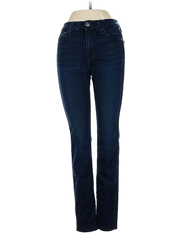 Pre-owned 7 For All Mankind Jeans In Blue
