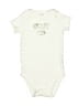 Carter's 100% Cotton Graphic Ivory Short Sleeve Onesie 3-6 MO / 6 MO - photo 1