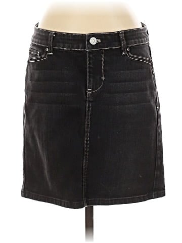 White House Black Market Denim Skirt (view 1)