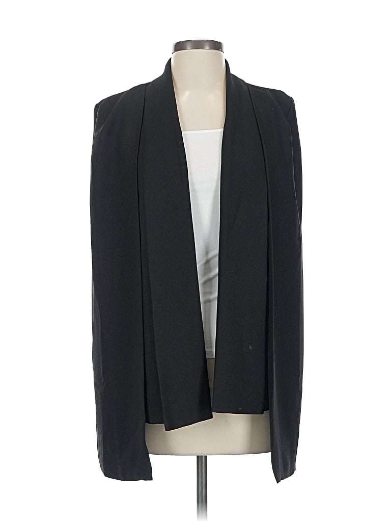 Pre-owned Forever 21 Contemporary Blazer Jacket In Black