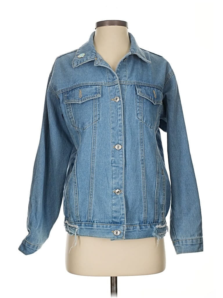 Pre-owned Assorted Brands Denim Jacket In Blue