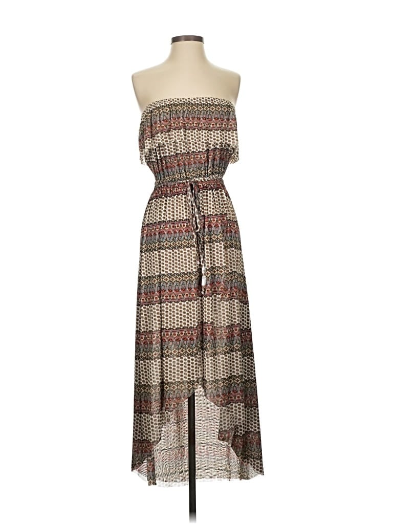 Pre-owned For Cynthia Casual Dress In Brown