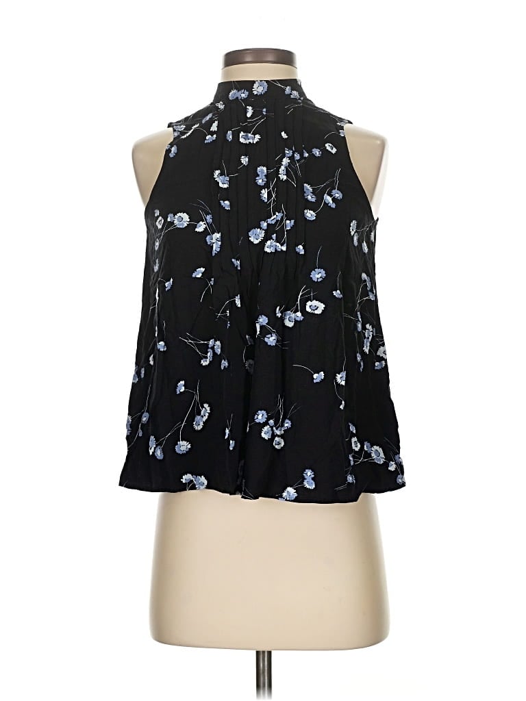 Pre-owned Lc Lauren Conrad Sleeveless Blouse In Black