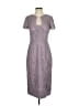JS Collections Gray Purple Cocktail Dress Size 4 - photo 1